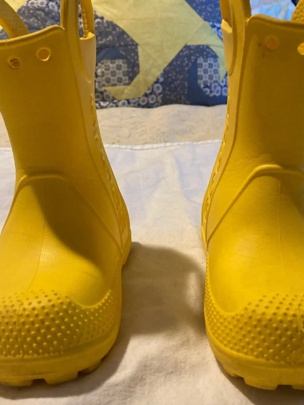 Crocs Handle It Rain Boots Yellow Child's Size C8